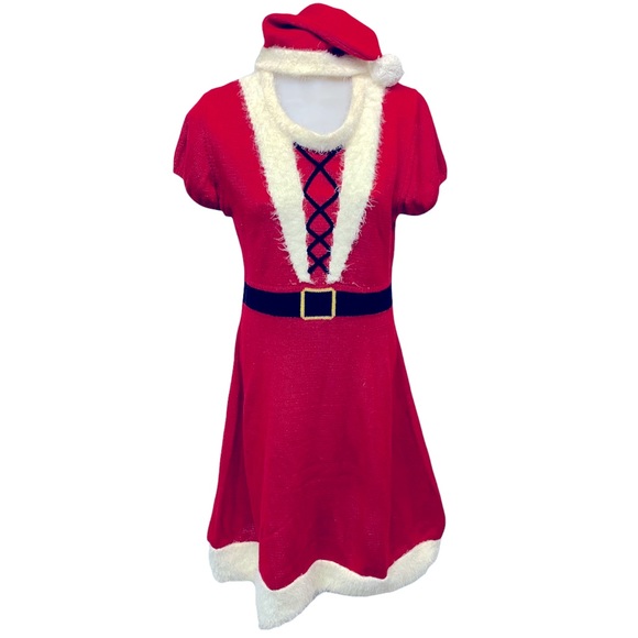 Poof! Dresses & Skirts - POOF! Merry Christmas ( Box: O)  NY Dress w/Hat  -Sz XL